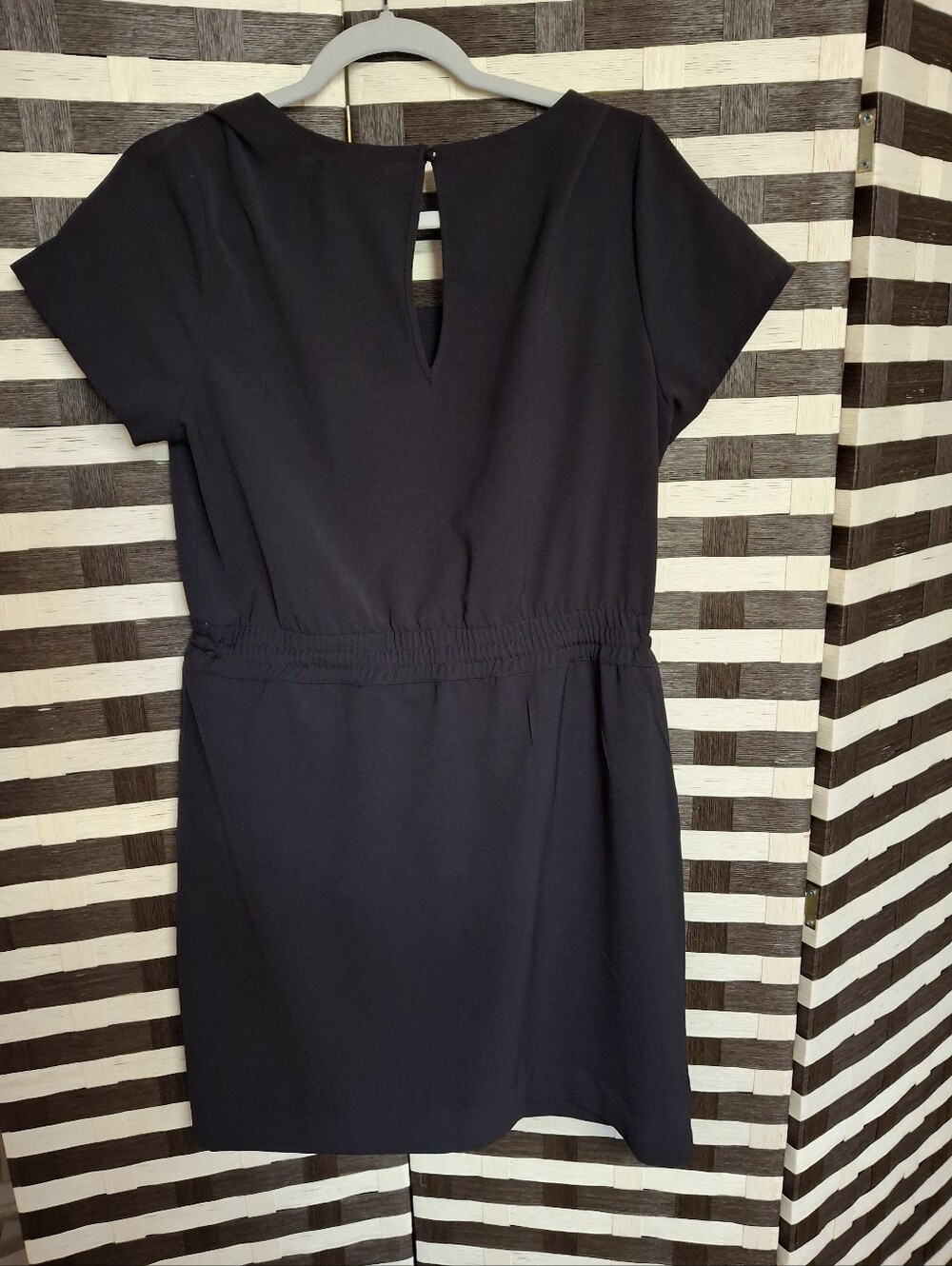 32 Degrees Soft Twill Black Drawstring Waist Dress Women Size Medium - Picture 7 of 16